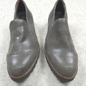 Earthies By Earth Almada Grey Leather Size 6 No‎ Signs Of Wear